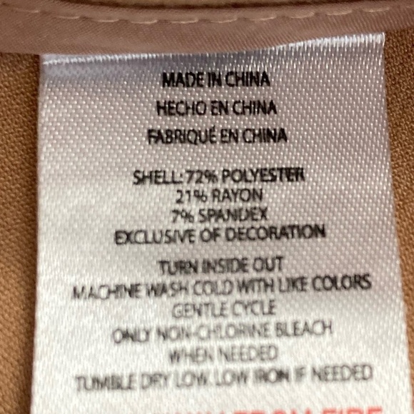 Jason Wu High Rise Slit Hem Trouser Pants NWOT in Caramel - Picture 3 of 6